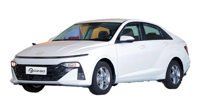 Hyundai Accent GL Fleet 2026 — exterior, White