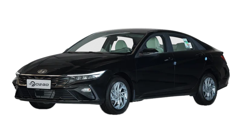 هيونداي إلنترا GLS سمارت بلس 1.5 لتر 2025، أسود